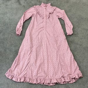 Vintage Cottagecore Prairie Floral ruffle dress